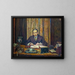 Lucien Rosengart vid sitt arbetsbord - Édouard Vuillard — inramlat konstverk på väggen