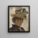Madame Bonnard - Édouard Vuillard — inramlat konstverk på väggen