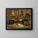 Madame Fontaine inclinée - Édouard Vuillard — inramlat konstverk på väggen
