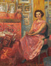 Madame Reine Bénard - Édouard Vuillard — vy av konstverket