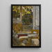 Madame Vuillard vid frukostbordet La Toquade - Édouard Vuillard — inramlat konstverk på väggen