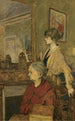 Madame Vuillard och Annette rue de Calais - Édouard Vuillard — vy av konstverket