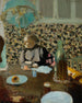 Madame Vuillard under den gröna hängningen - Édouard Vuillard — vy av konstverket