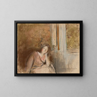 Madeleine Sidonie - Édouard Vuillard — inramlat konstverk på väggen