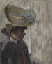 Modell med stor hatt - Édouard Vuillard — vy av konstverket