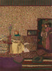 Personer i ett inomhus Litenhet - Édouard Vuillard — inramlat konstverk på väggen