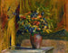 med fotstöd av dalouette och pelargoner - Édouard Vuillard — vy av konstverket