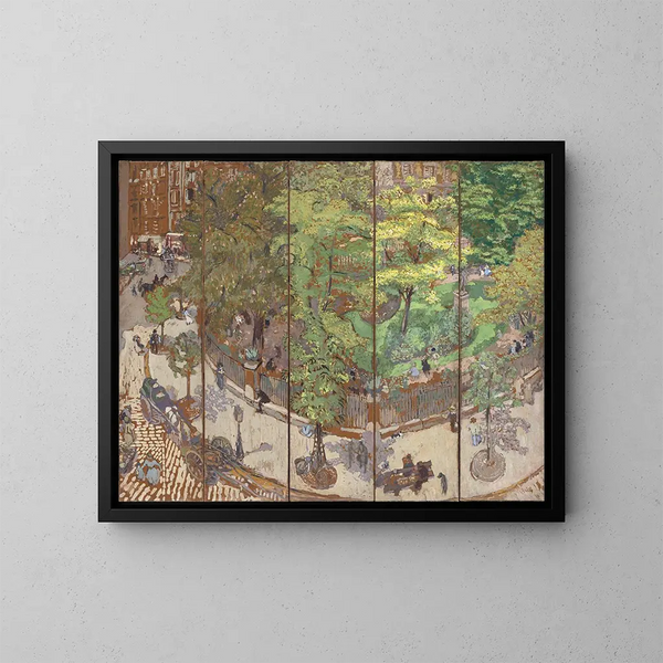 Place Vintimille - Édouard Vuillard — inramlat konstverk på väggen