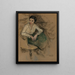 Portrait d'Irène Montanet (Conflikt de cas) - Édouard Vuillard — inramlat konstverk på väggen
