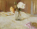 Rosor i en glasvas - Édouard Vuillard — vy av konstverket