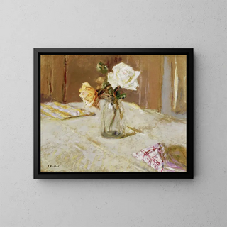 douard Vuillard - Roses in a Glass Vase.webp