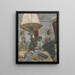 Under Den Stora Lampa Saint-Jacut - Édouard Vuillard — inramlat konstverk på väggen