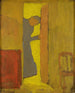 La mère de l'artiste ouvre une porte - Édouard Vuillard — vy av konstverket