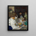 Le déjeuner - Édouard Vuillard — inramlat konstverk på väggen