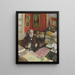 Théodore Duret - Édouard Vuillard — inramlat konstverk på väggen