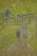 Studie för Solig morgon - Édouard Vuillard — vy av konstverket