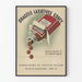 Vintageposter Dragees Laxatives Gobey - Vetenskaplig väggdekoration
