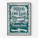 Vintage Dreams of My Own Land – Retro Musikväggdekoration Poster