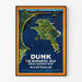 Vintageposter av Dunk romantiska ö av Stora barriärrevet, Australien