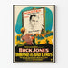 Vintageposter Western Durand of the Bad Lands av Buck Jones