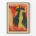 Vintageposter E.O. Merzbacher Pelze - Väggdekoration Mode Lyx