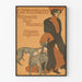Vintageposter för Fourrures E. & O. Merzbacher i München