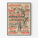 Vintageposter Elektrisk Belysning 1886 - Internationell Utställning Industri Palais