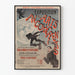 Vintageposter för utställningen av Arts Incohérents 1886 Eden-Teatern väggdekoration