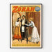 Vintageposter Zorah romantisk del av Edwin Arden