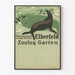 Vintageposter av Elberfeld Zoologischer Garten med sjölejon