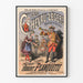 Vintageposter Les Chevau-Légers operett dekorativ