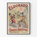 Vintageposter Eldorado CirAunez de Blairgerac teaterväggdekoration