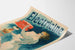 Vintageaffisch Electricine - Väggdekoration Lyxig Belysning