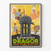 Vintageposter Elevator Dragor Rent Vatten Överallt