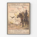Nationalhämtningsaffisch 1918 - Fransk militärposter för väggdekoration