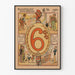 Vintageaffisch National 6 % 1920 - Historisk väggdekoration