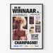 Vintageposter Trouw Publikpriset Nederländsk Bok 1998