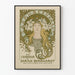 Art Nouveau-poster till minne av Sarah Bernhardt
