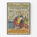 Vintageposter Les Contes de Figaro - retro väggdekoration