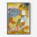 Vintageposter Paris-Almanach till salu hos alla bokhandlare