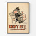 Vintageposter Enemy No 1 - Väggdekoration spionage