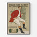 Vintage reklamposter English Slice Cavendish