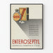 Vintage reklamposter för Enteroseptyl tarmantiseptikum