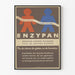 Vintageposter ENZYPAN - Medicinsk matsmältningsväggdekoration