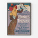 Färgglad vintage teaterposter Ernst von Wolzogen
