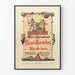Vintageposter för den Första Internationella Konstutställningen på Künstlerhaus