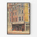 Vintageaffisch av Francis Edwards bokhandelsskylt i London