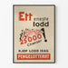 Vintageaffisch för norsk lotteri Pengelotteriet