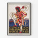 Vintageposter för den internationella utställningen i Barcelona 1929