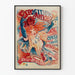Vintageposter för utställning Cirkel för konstnärliga akademier i Liège
